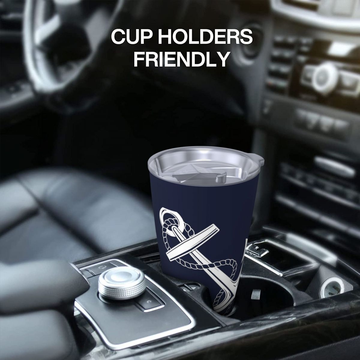 Anchor Nautical White & Navy S - مراجعة Tumbler 20Oz White وسعره