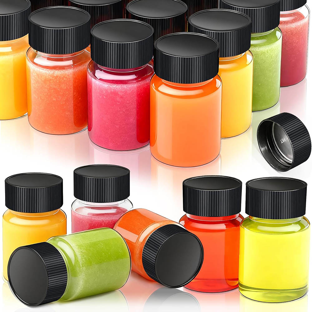 25 Pack 2oz Plastic Shot Bottl - مراجعة Water Bottle Blank وسعره