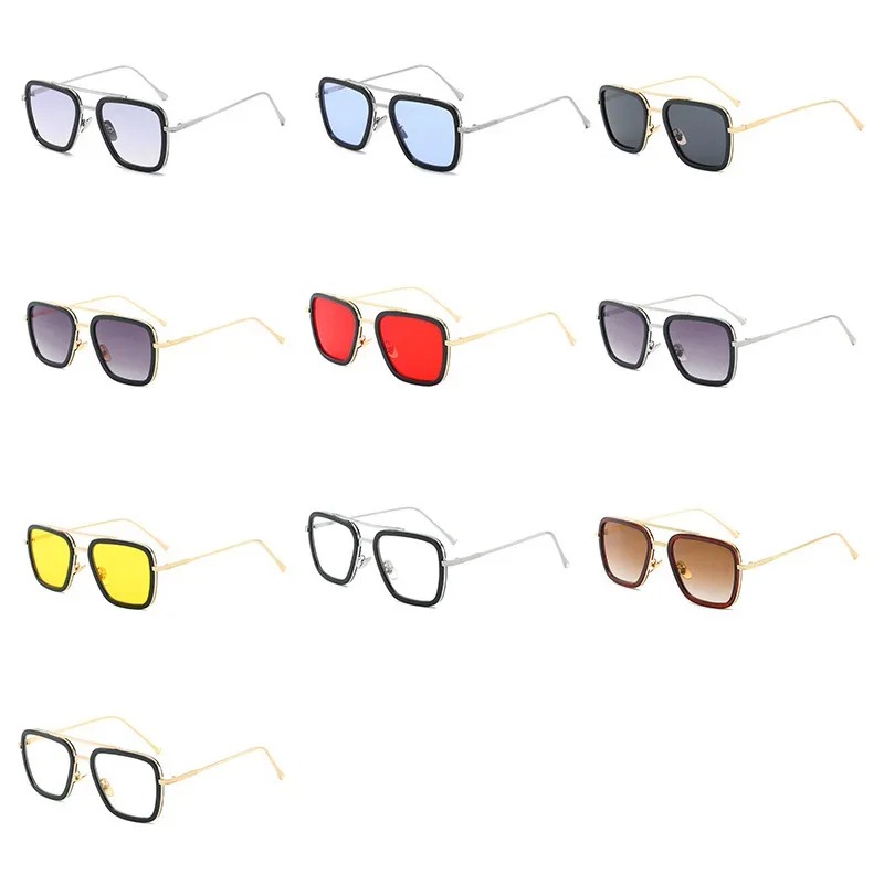 Steam Punk Tony Stark Sunglass - مراجعة Metal Photo Panel وسعره